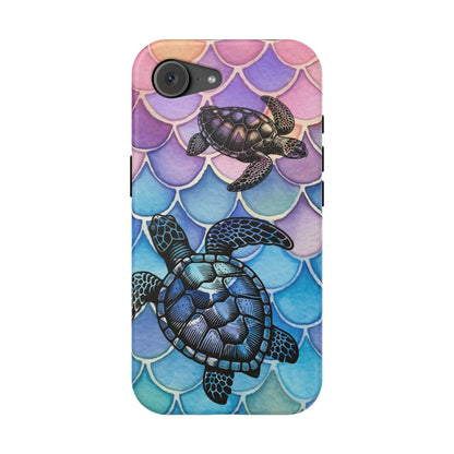 Sea Turtle Silhouette MagSafe® Compatible Tough Case for iPhone