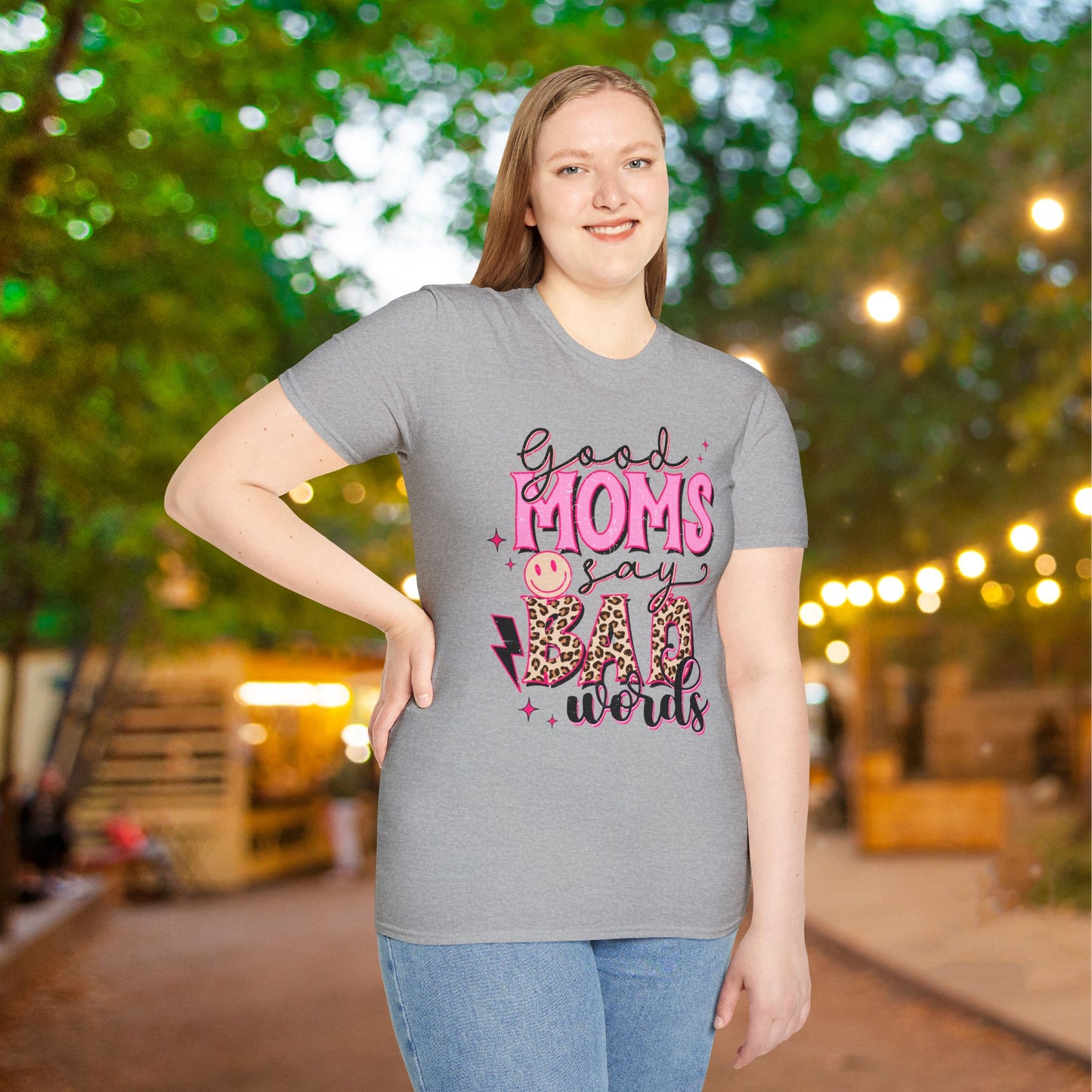 Good Moms Use Bad Words Adult T-shirt