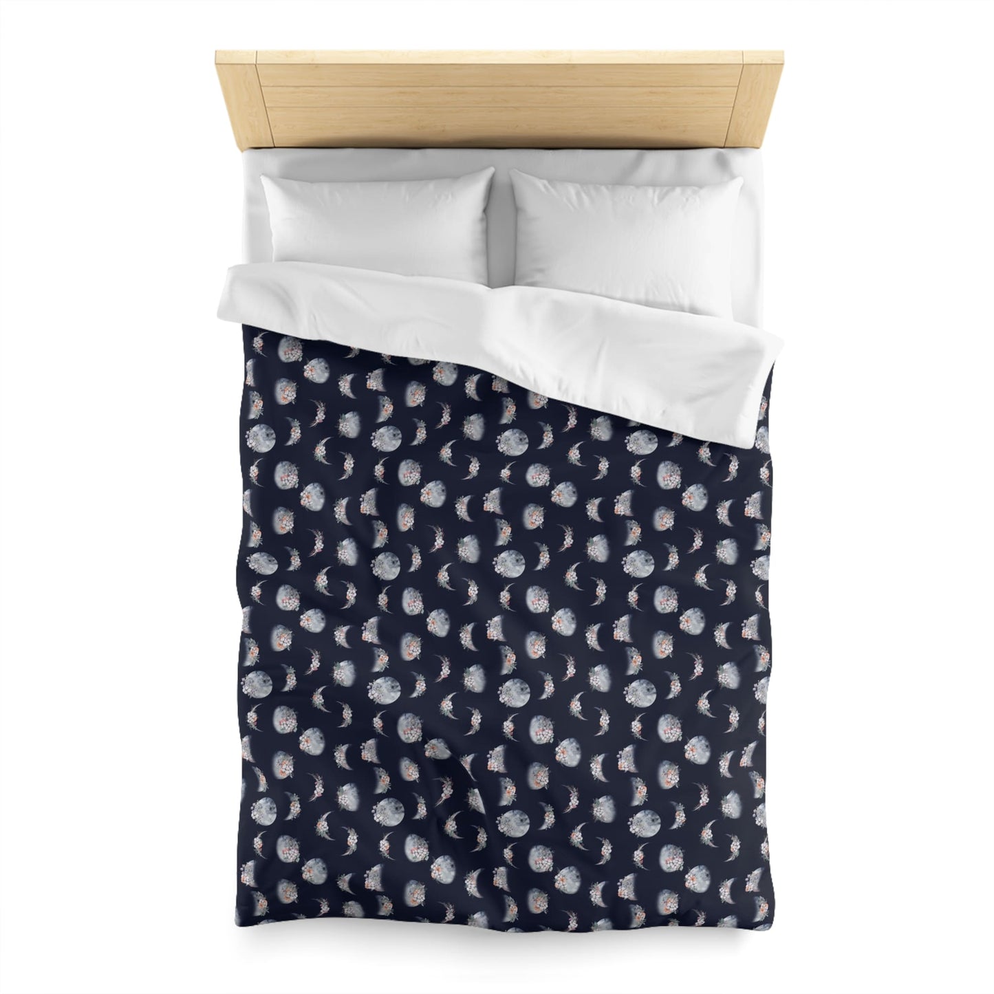 Lunar Garden Microfiber Duvet Cover