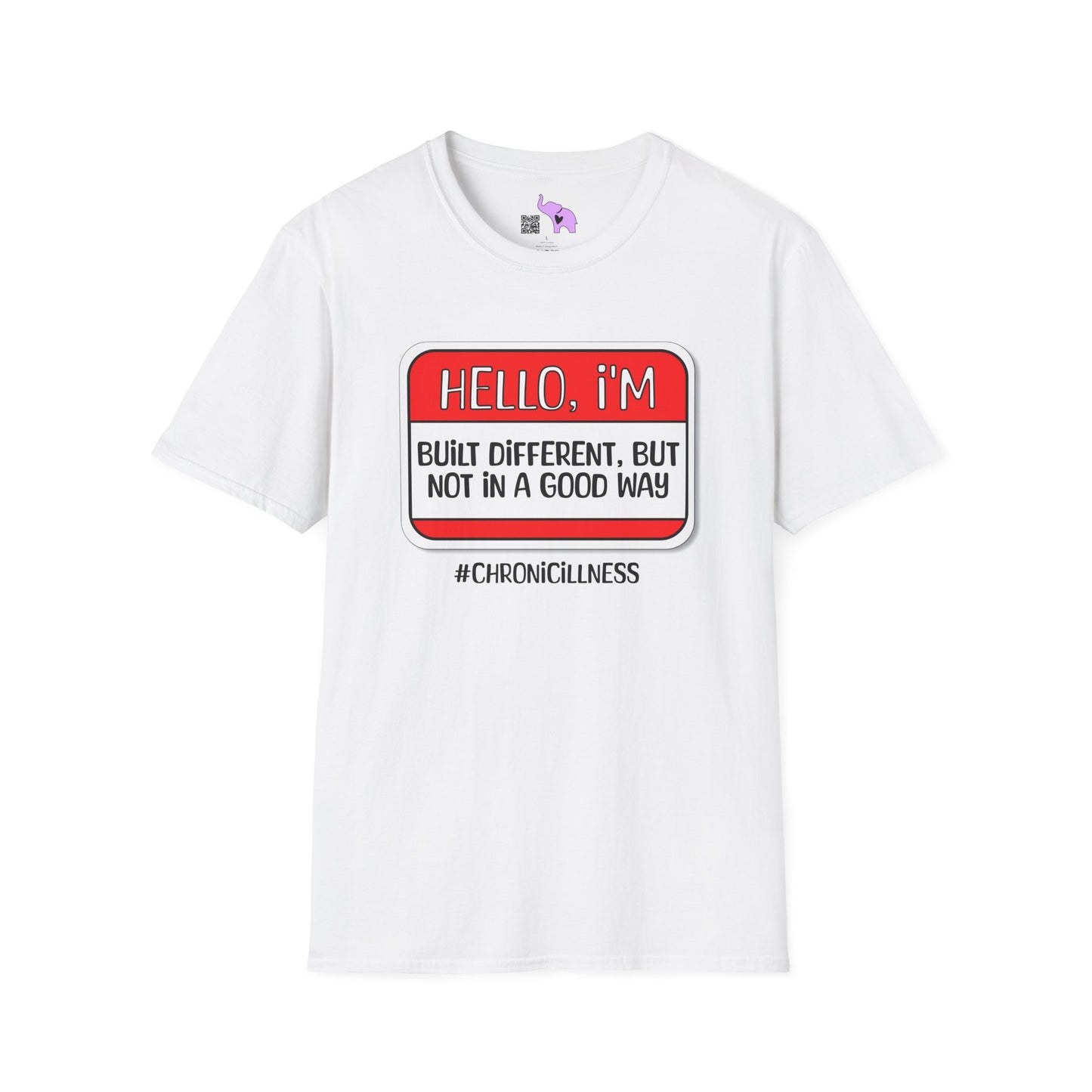 Hello, I'm Built Different But Not In A Good Way Adult T-shirt
