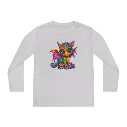 Colorful Baby Dragon Youth Long Sleeve Tee