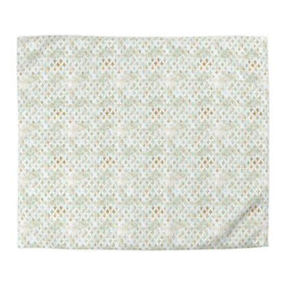 Faded Correspondence Microfiber Duvet Cover