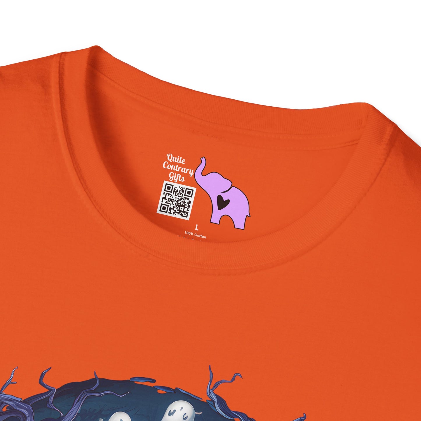 Halloween Stitch w/Ghosts and Witch Adult T-shirt