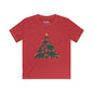 Dinosuar Christmas Tree Youth Softstyle Tee