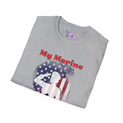 My Marine My Daughter (Dad) Adult T-shirt