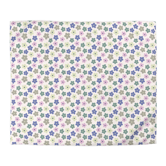 Earthbound Blooms Microfiber Duvet Cover