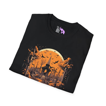 Creepy Cemetery 16 Adult T-shirt