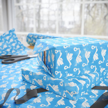 Blue Sky Baby Delivery Wrapping Paper