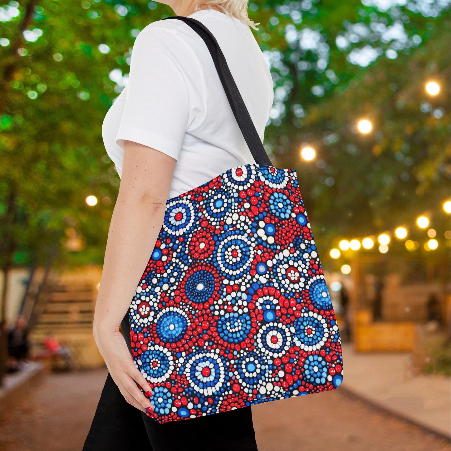 Patriot Pulse Canvas Tote Bag