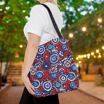 Patriot Pulse Canvas Tote Bag