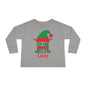 I'm The Boujee Elf Personalized Toddler Long Sleeve Tee