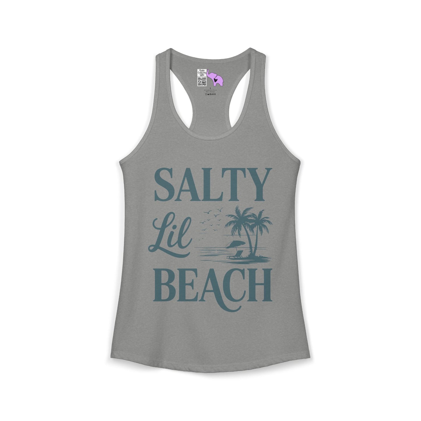 Salty Lil' Beach Women's Ideal Racerback Tank