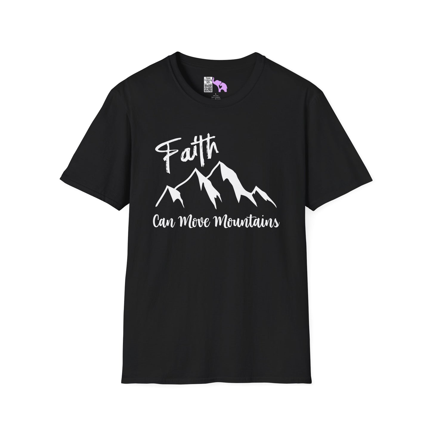 Faith Can Move Mountains Adult T-shirt