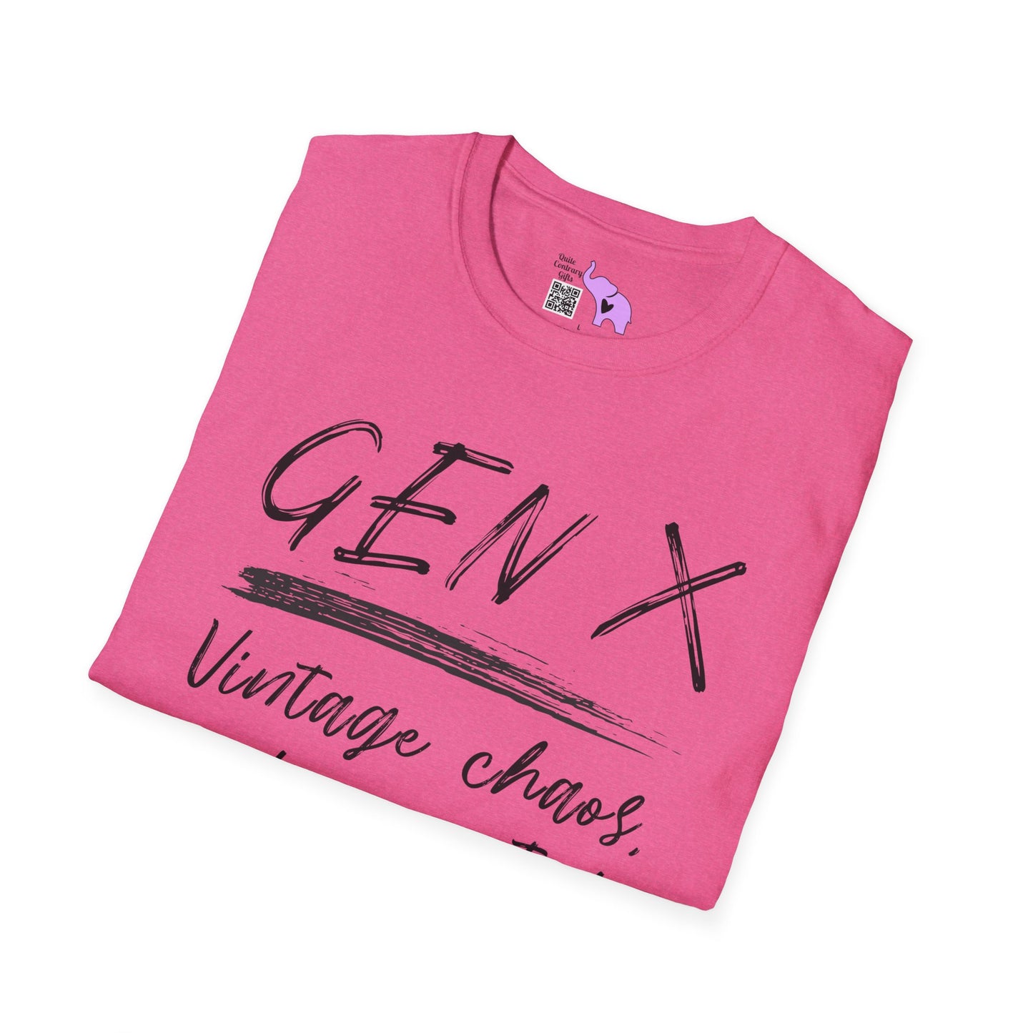 Gen X Vintage Chaos, Undocumented Adult T-shirt