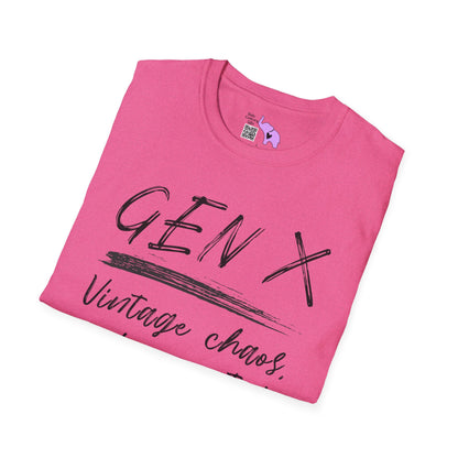 Gen X Vintage Chaos, Undocumented Adult T-shirt