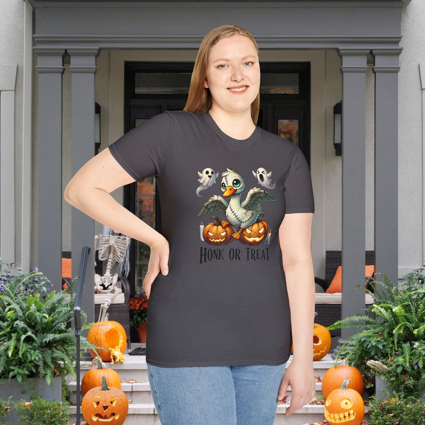 Honk or Treat Adult T-shirt