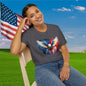 American Bald Eagle in Flight Adult T-shirt