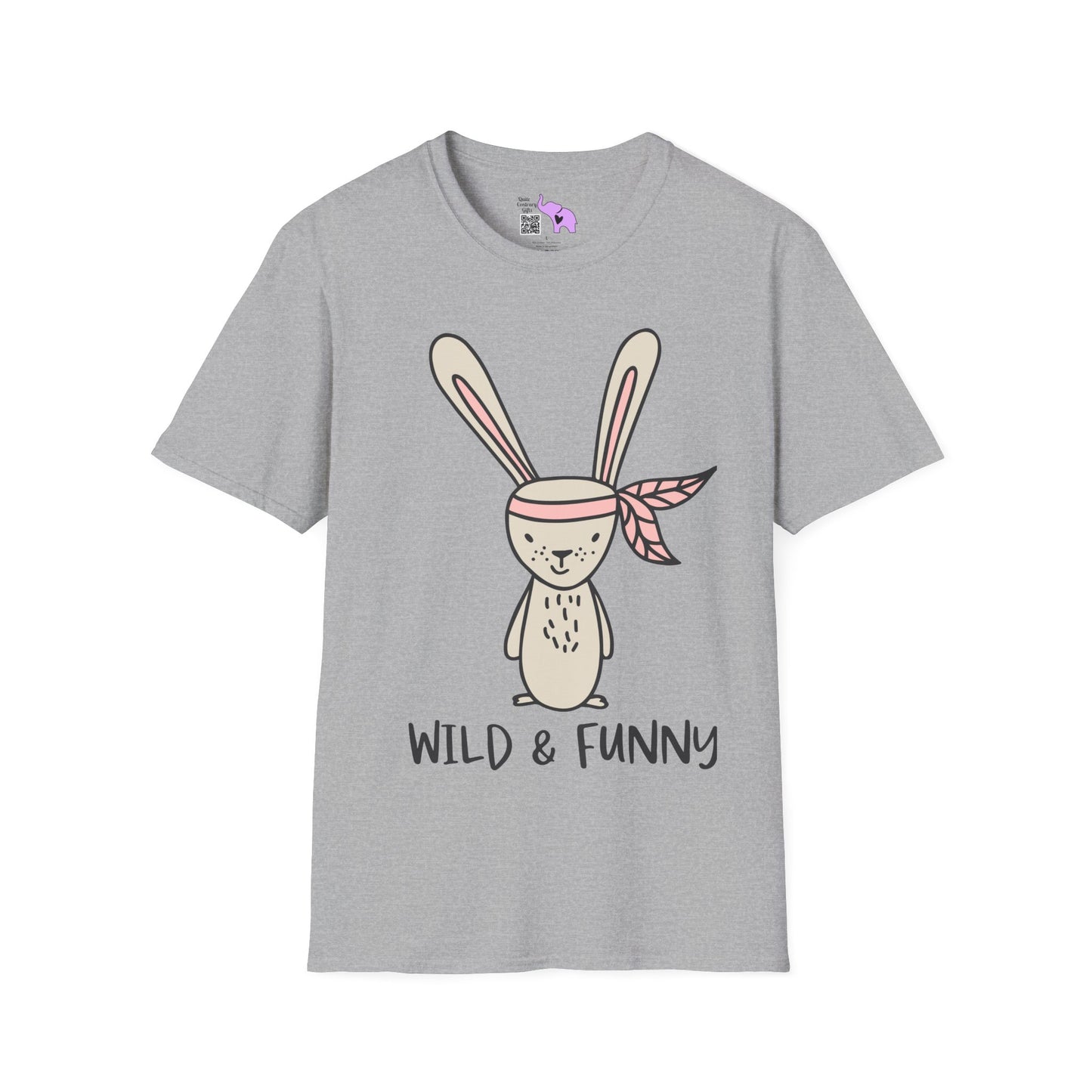 Wild & Funny (Bunny) Adult T-shirt