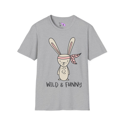 Wild & Funny (Bunny) Adult T-shirt