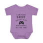 I Am Proof Daddy Doesn't Play Video Games All The Time Infant Baby Rib Bodysuit
