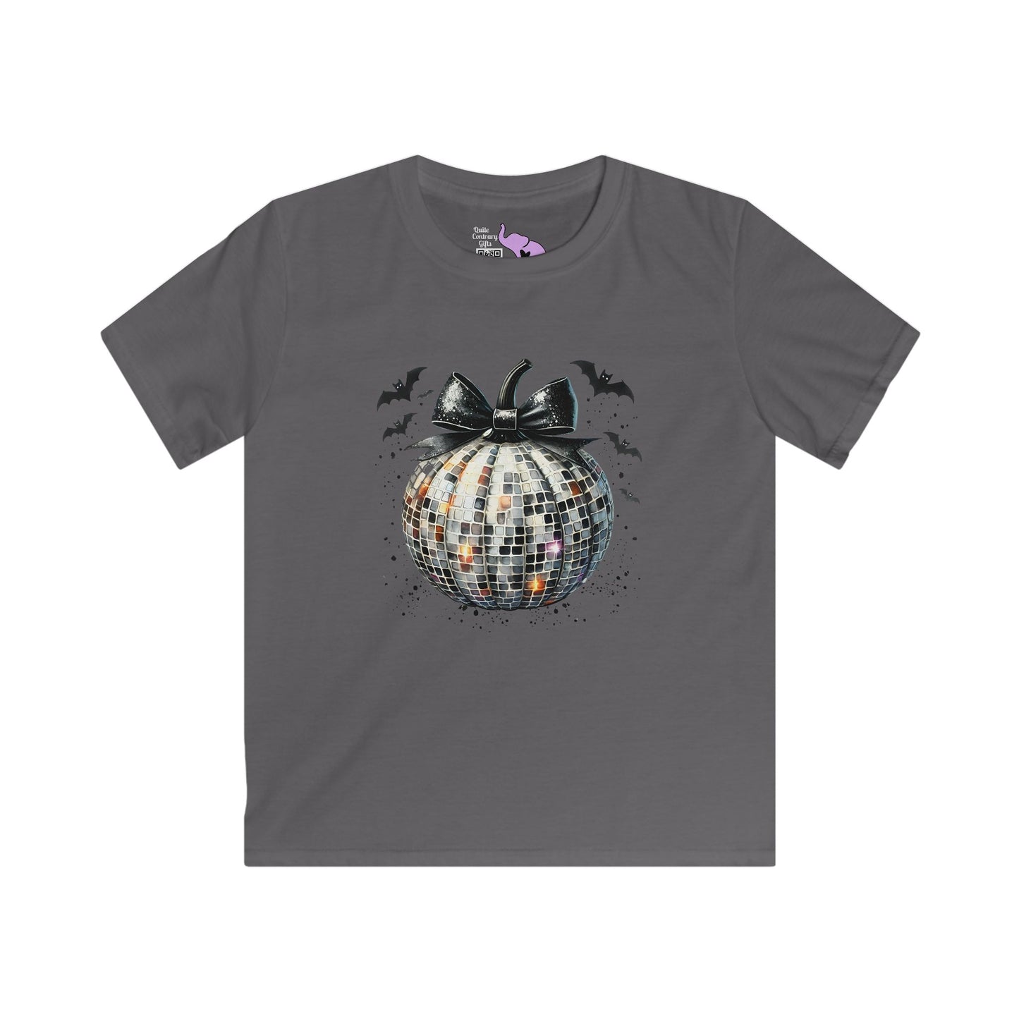 Silver Disco Pumpkin Youth Softstyle Tee