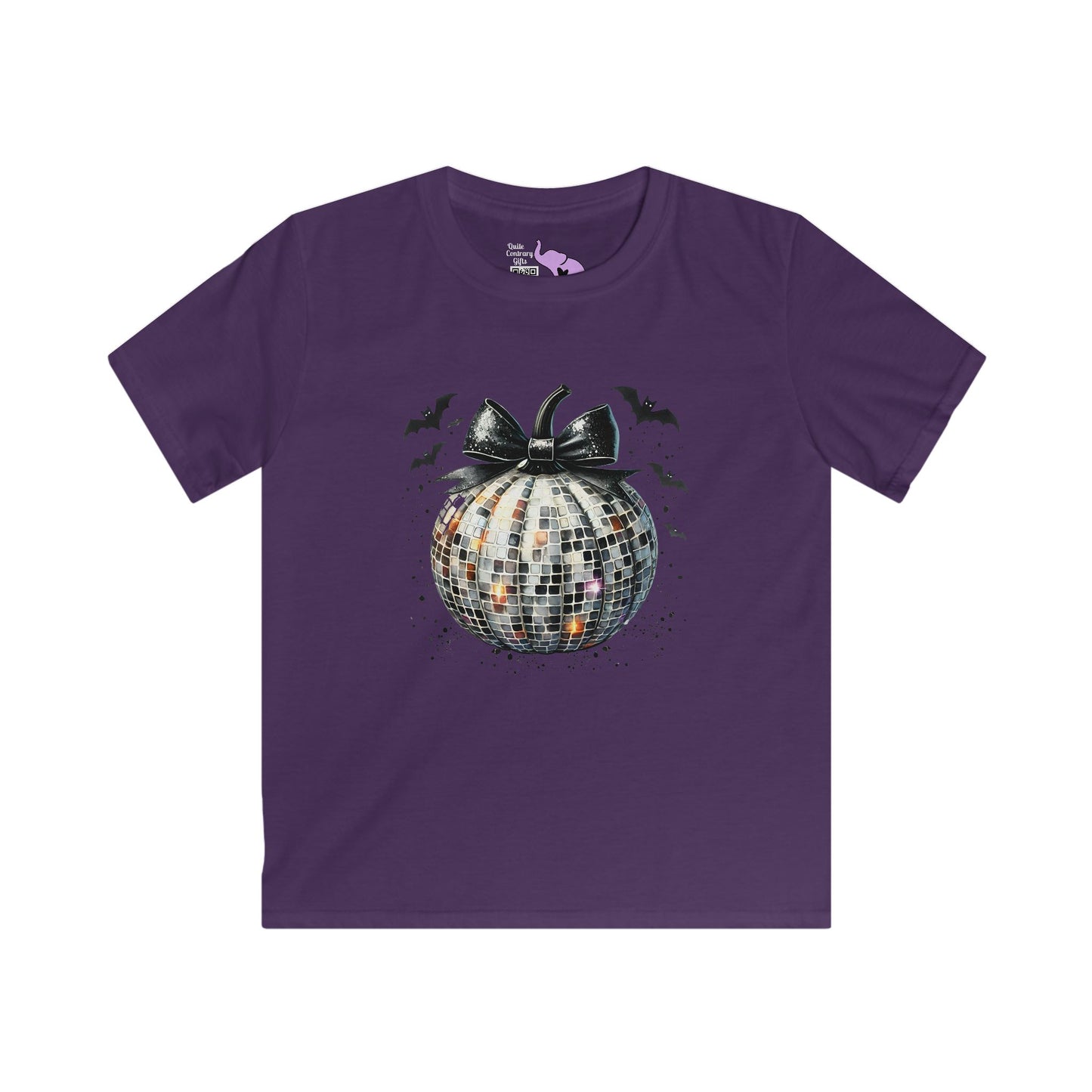Silver Disco Pumpkin Youth Softstyle Tee