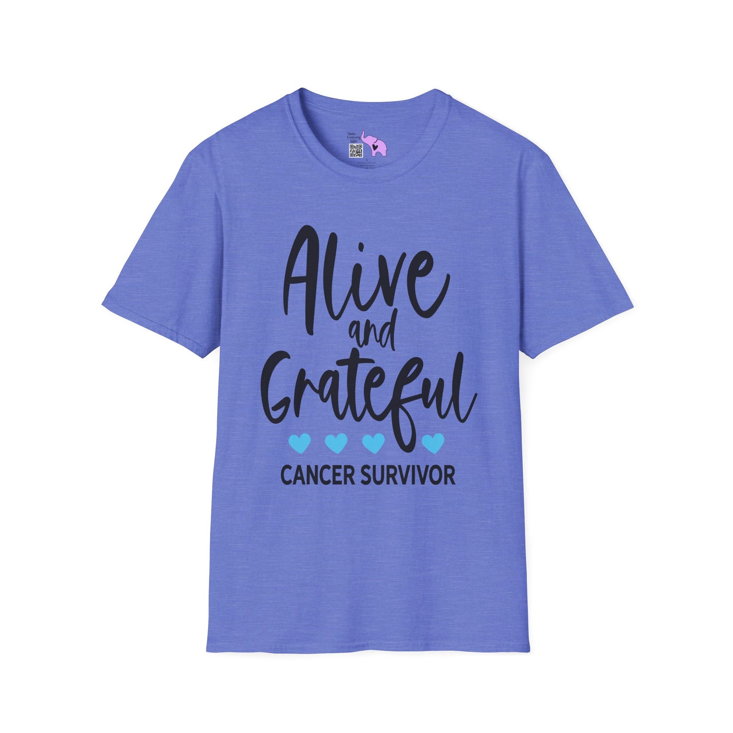 Alive & Grateful Cancer Survivor Adult T-shirt
