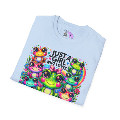 Just A Girl Who Loves Frogs Adult T-shirt