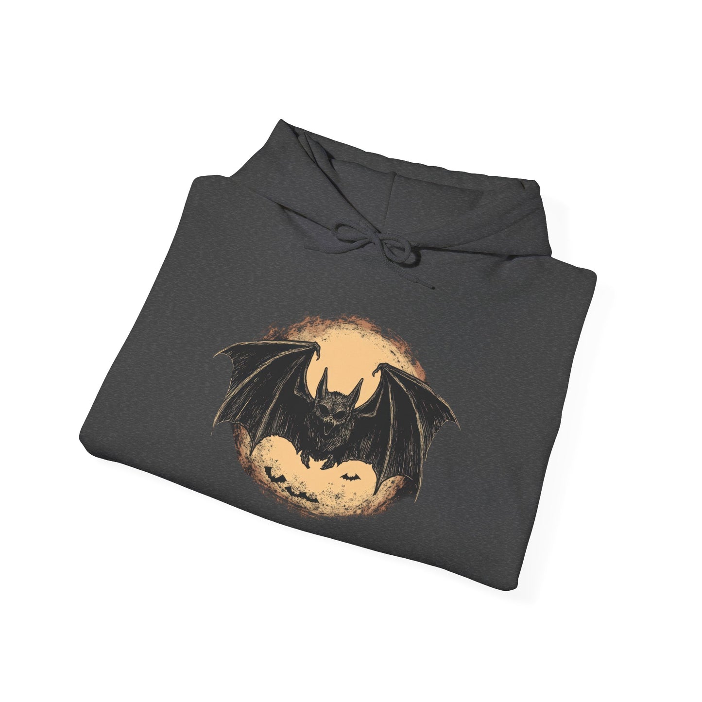 Bat Over Moon Heavy Blend™ Hooded Sweatshirt