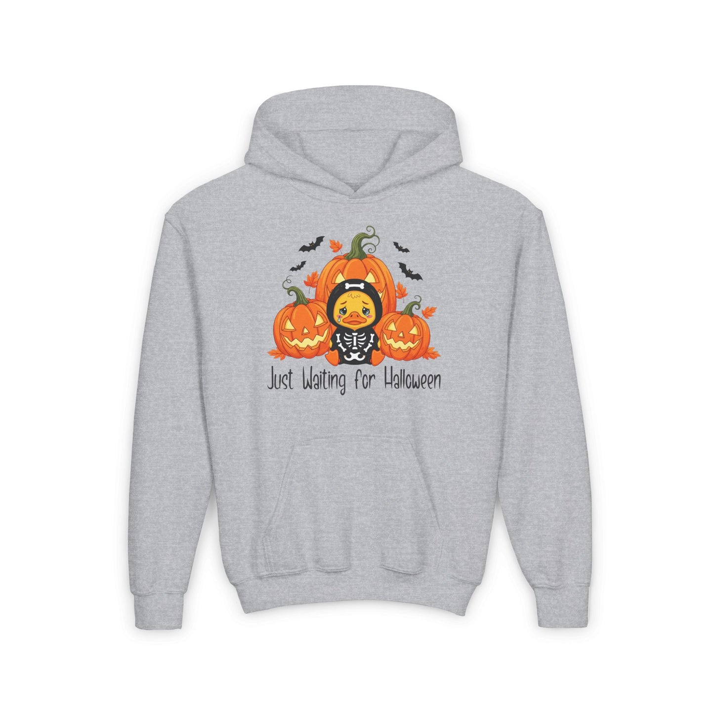 Just Waiting for Halloween Youth Heavy Blend Hoodie