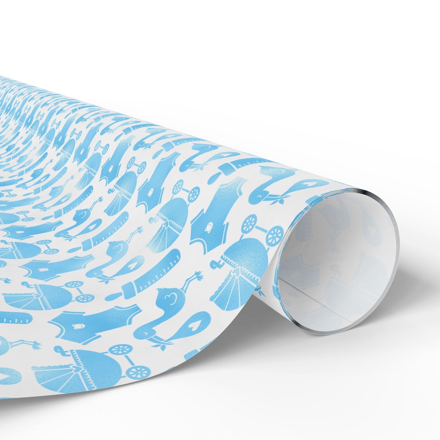 Baby Boy Keepsakes Wrapping Paper