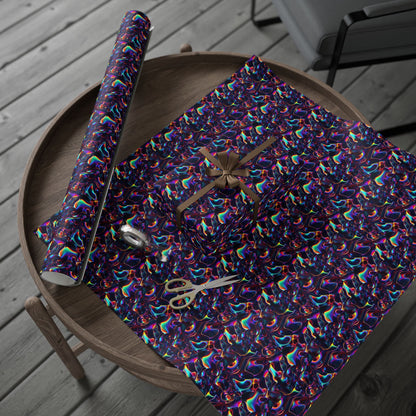 Holographic Mirage Wrapping Paper