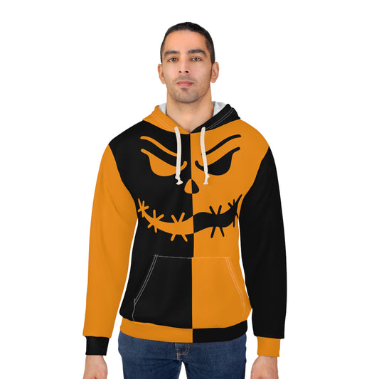 Creepy Stitch Hoodie – Orange & Black