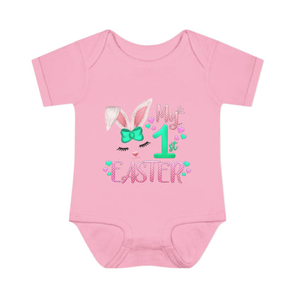 My First Easter Infant Baby Rib Bodysuit