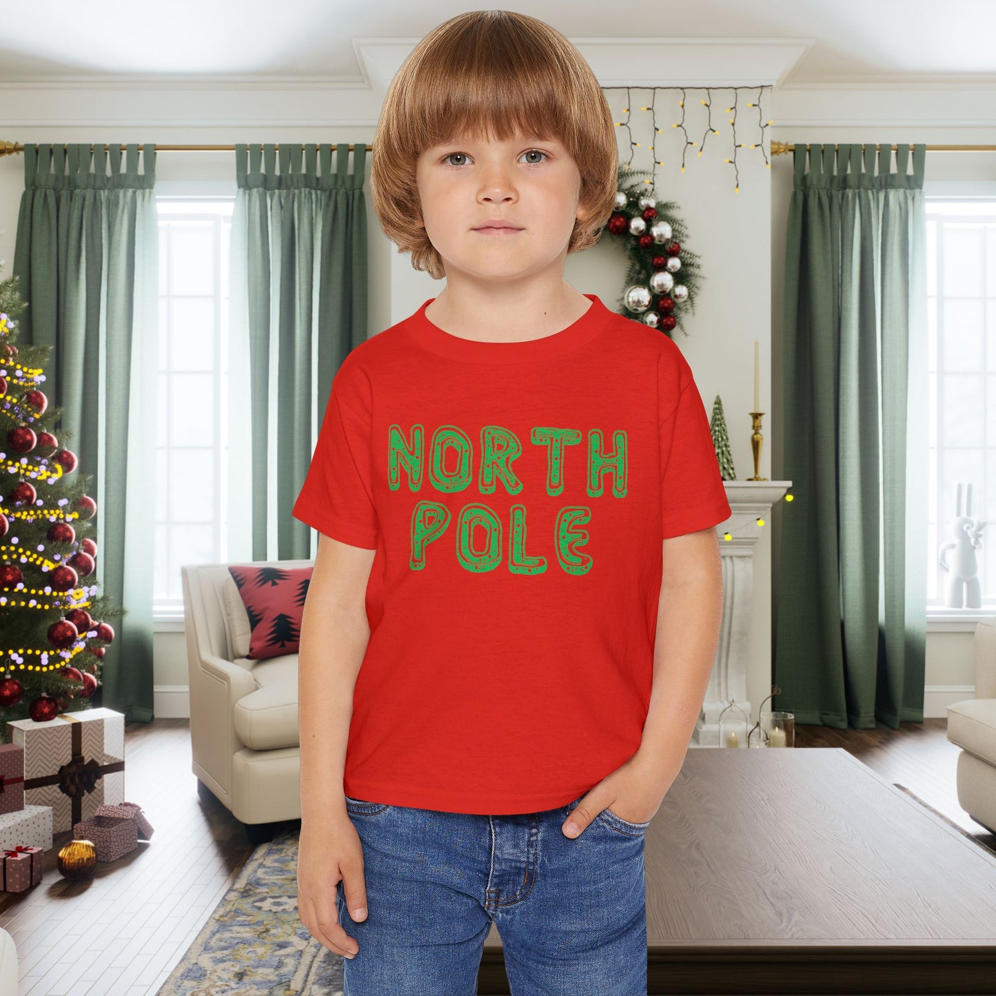 North Pole Heavy Cotton™ Toddler T-shirt