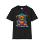 Patchwork Pumpkin Heart Adult T-shirt