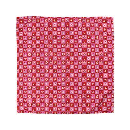 Valentine Toss Microfiber Duvet Cover