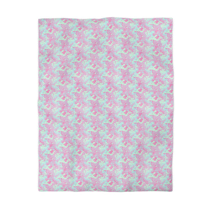 Berry Sorbet Camo  Duvet Bedding Set