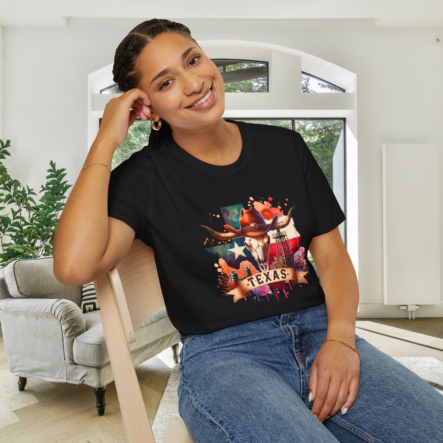 Texas Collage Adult T-shirt