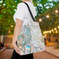 Green Opalescent Dreams Canvas Tote Bag