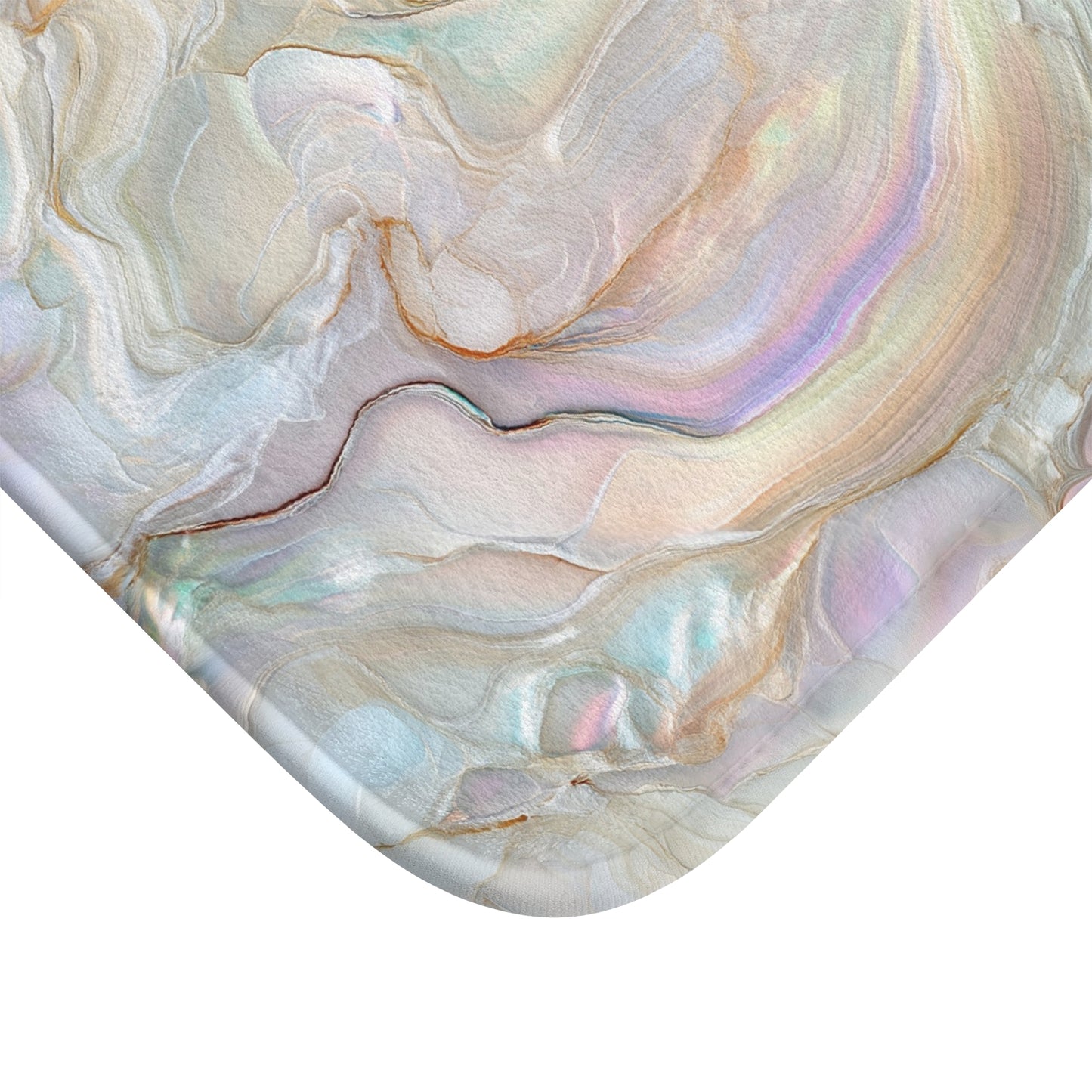 Green Opalescent Dreams Bath Mat