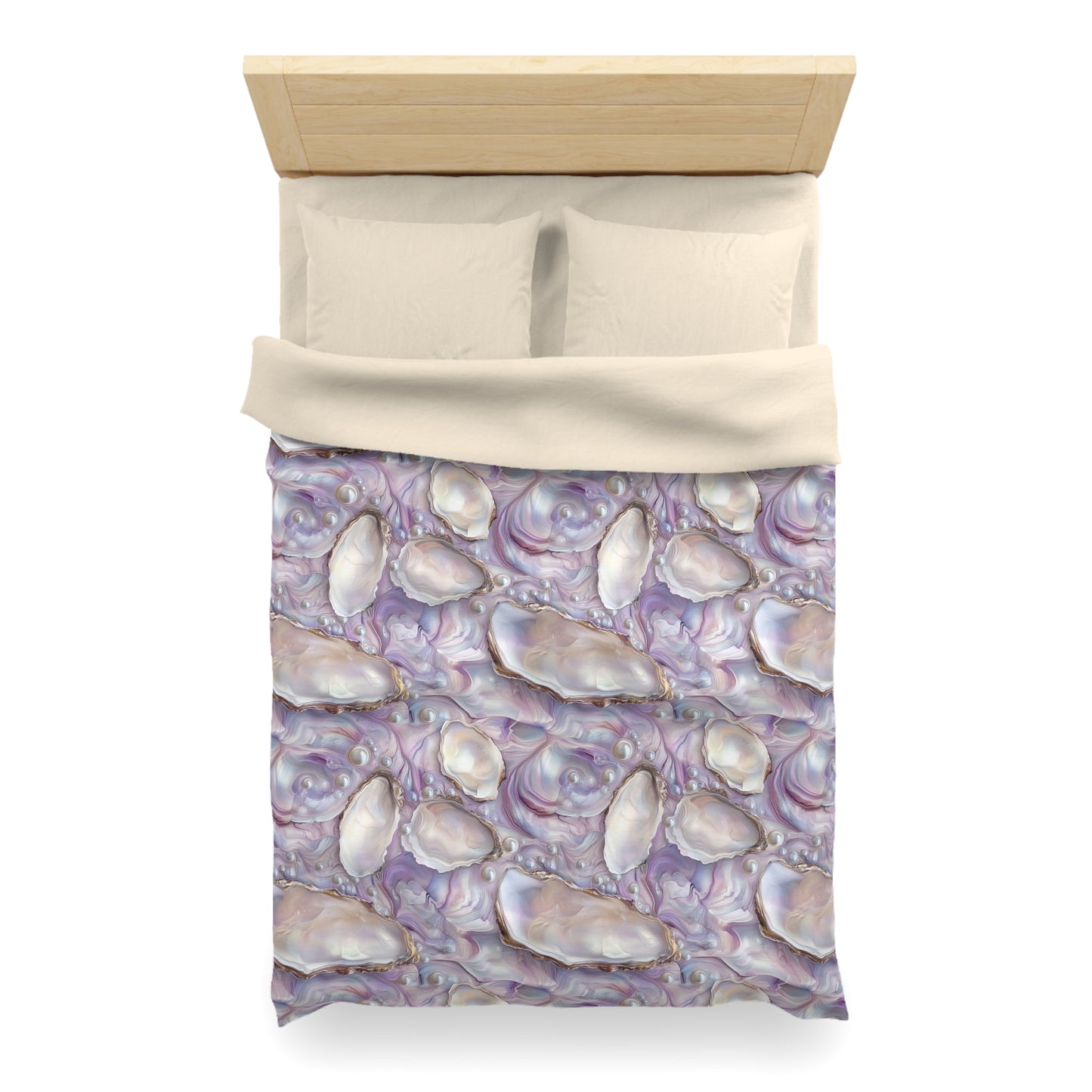 Purple Opalescent Dreams Microfiber Duvet Cover
