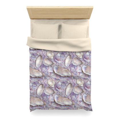 Purple Opalescent Dreams Microfiber Duvet Cover