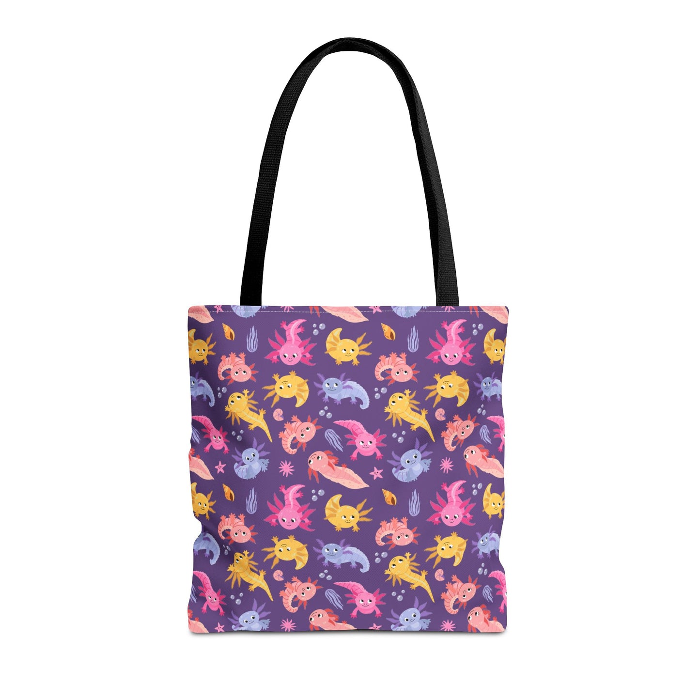 Axolotl Adventures Canvas Tote Bag