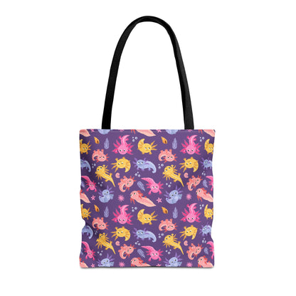 Axolotl Adventures Canvas Tote Bag