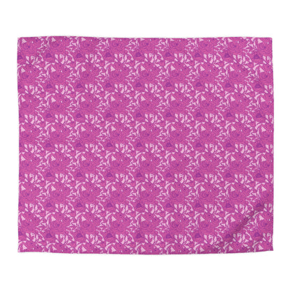 Blush Peony Garden Microfiber Duvet Cover