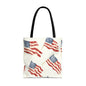 Waves of Freedom Canvas Tote Bag
