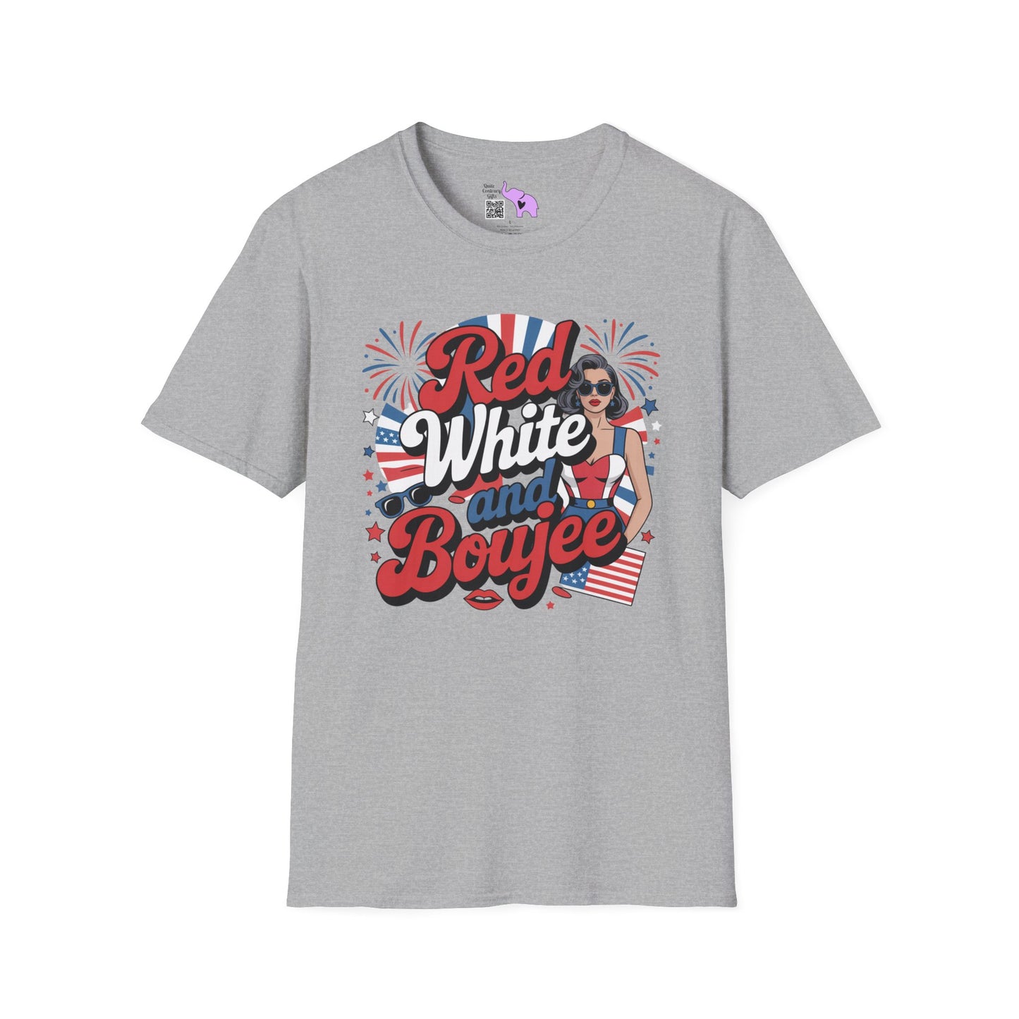 Red, White, and Boujee Adult T-shirt