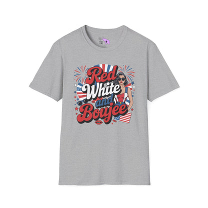 Red, White, and Boujee Adult T-shirt