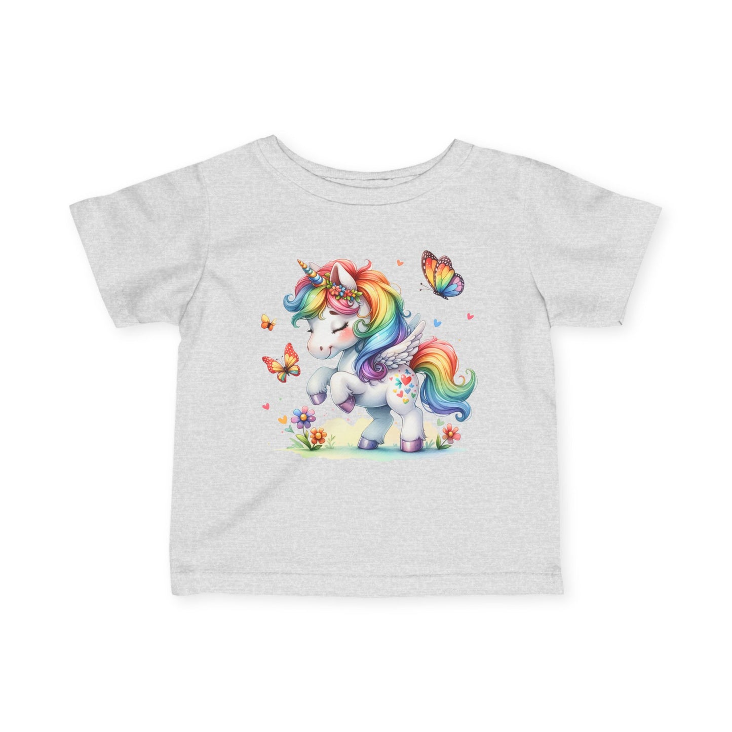 Rainbow Unicorn Infant Soft T-Shirt
